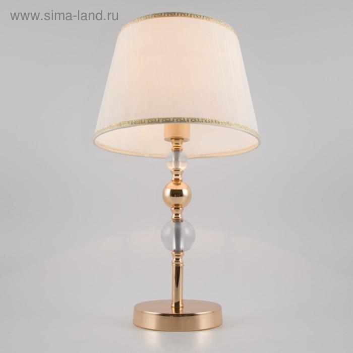 Настольная лампа Sortino, 1x60Вт E27, цвет золото торшер sortino 1x60вт e27 цвет хром