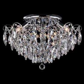 

Люстра Crystal, 6x60Вт E14, цвет хром