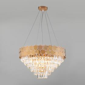 

Люстра Ariana, 8x60Вт E14, цвет золото