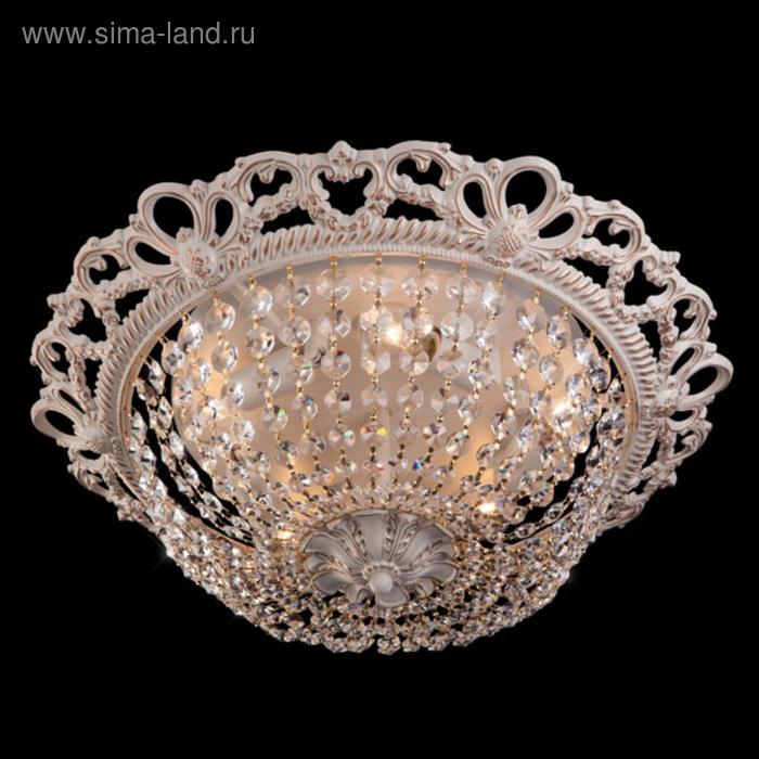 

Люстра Ajmeri, 5x60Вт E14, цвет белый