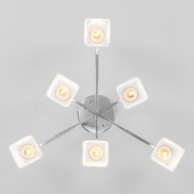 

Люстра Delfi, 6x40Вт E27, цвет хром