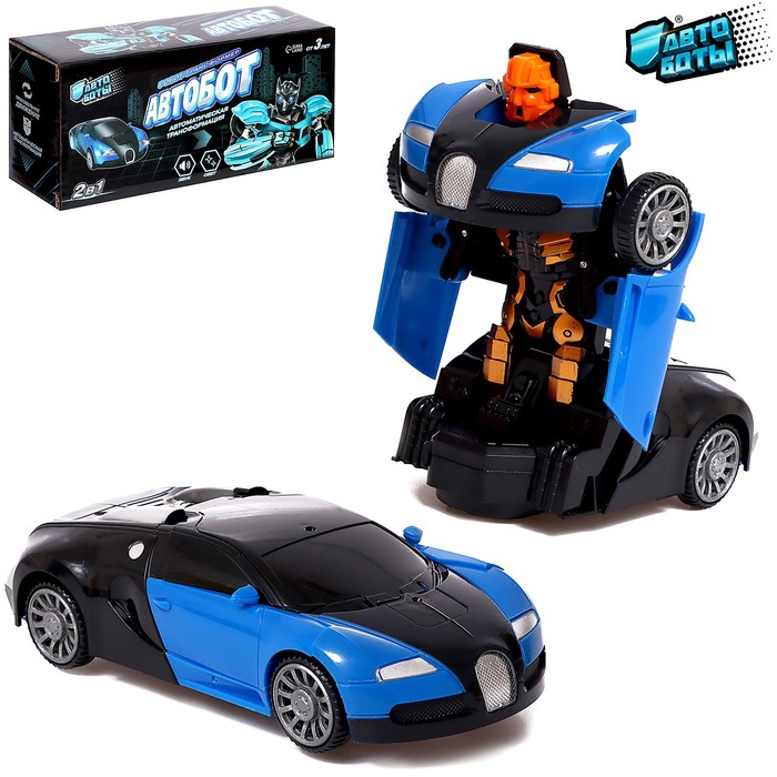 Робот-игрушка «Автобот», трансформируется, световые эффекты, русская озвучка, работает от батареек