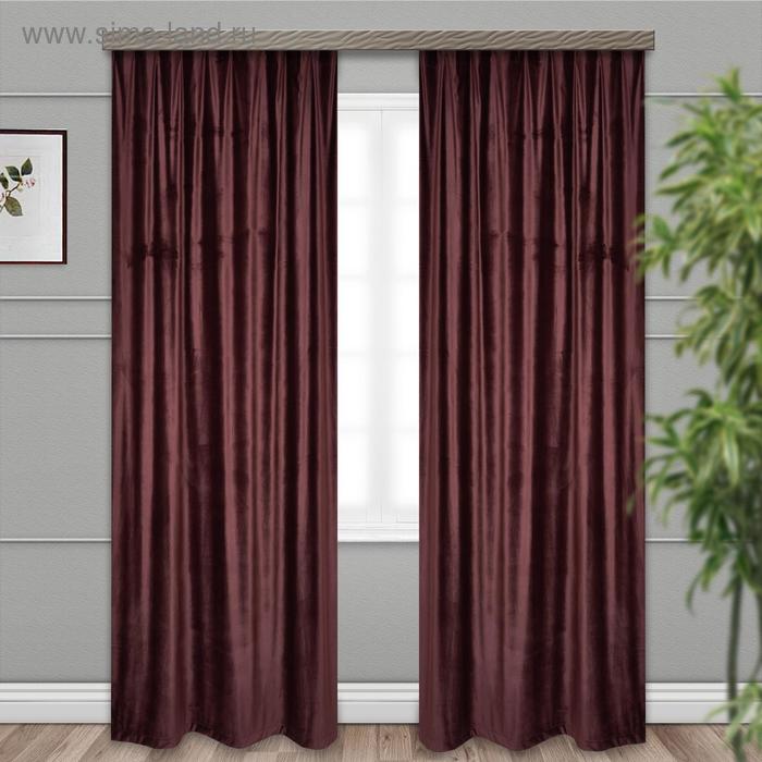 Комплект портьер размер 135 260 см-2 шт 2483₽