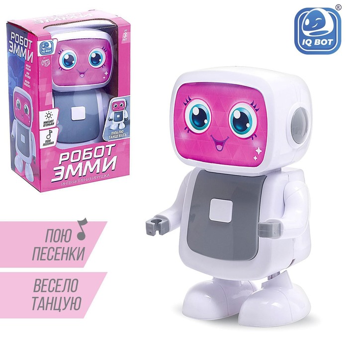 Робот-игрушка музыкальный «Эмми», танцует, звук, свет робот интерактивная игрушка свет звук диско