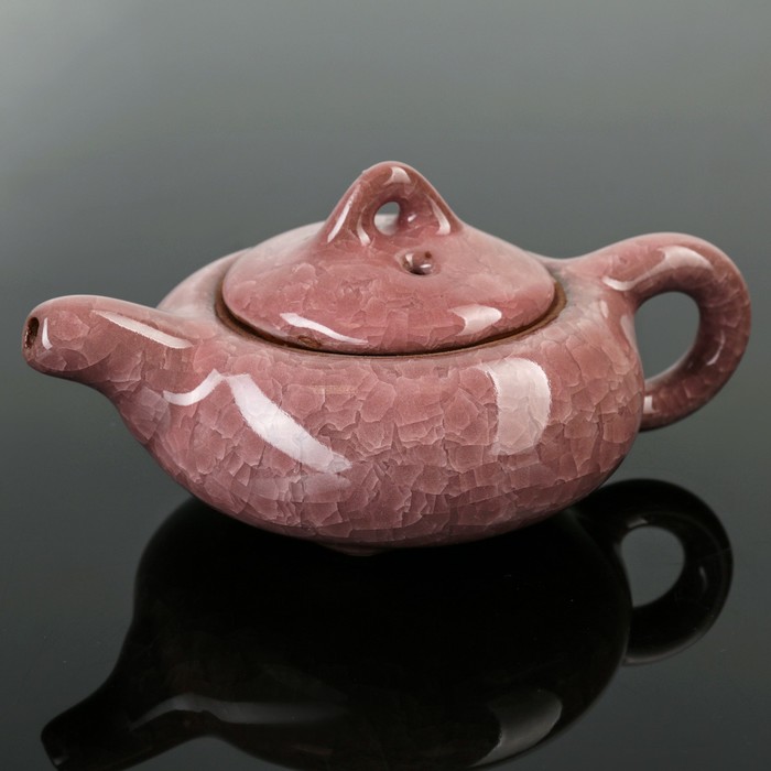 Набор для чайной церемонии "Искушение", 5 предметов: чайник 150 мл, чашка 50 мл, цвет фиолетовый