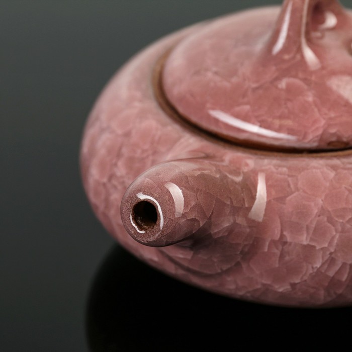 Набор для чайной церемонии "Искушение", 5 предметов: чайник 150 мл, чашка 50 мл, цвет фиолетовый