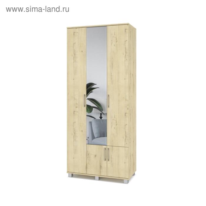 

Шкаф трёхстворчатый Карина К32 с зеркалом 900x420x2100 Дуб ирландский