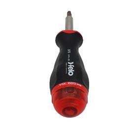 

Отвертка Felo 37320805, с набором бит, 145/35 мм, SL/PH/PZ, 2К рукоятка, 8 шт.