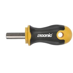 

Отвертка под биты Felo Ergonic Stubby 43802640, 1/4", 3К пластик