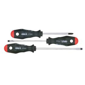 

Набор отверток Felo 50093414, SL 5.5-6.5/PH 2, 150 мм, 2К пластик, 3 шт.