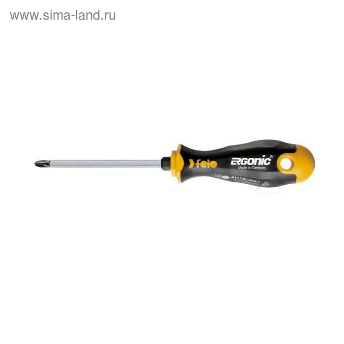 Отвертка Felo Ergonic 41120340, с шестигранным лезвием, PZ 2X100