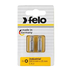 

Бита Felo 02440036, шестигранная, 4 мм, 2 шт.