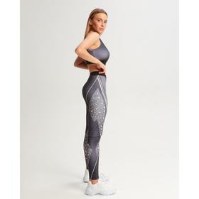 

Леггинсы женские спортивные KAFTAN "Move", р. 46, хаки/чёрный