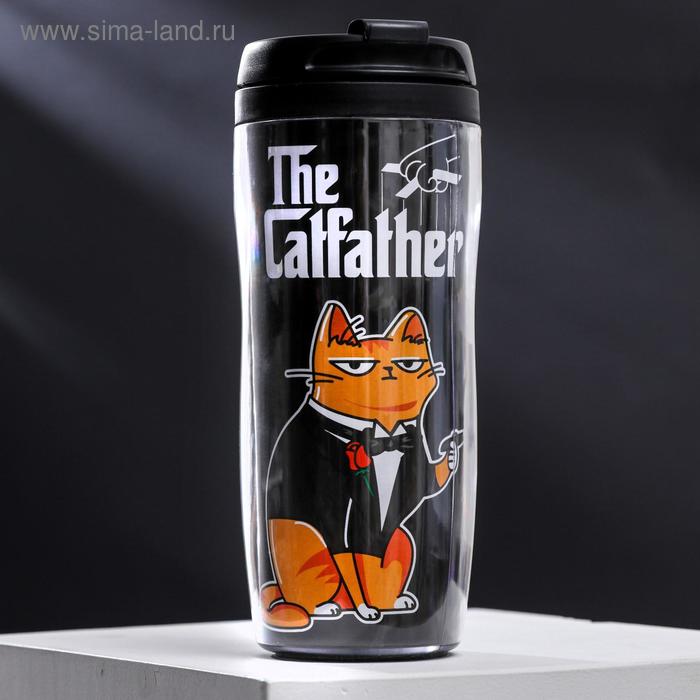 

Термостакан со вставкой «The Catfather», 350 мл, сохраняет тепло 2 ч