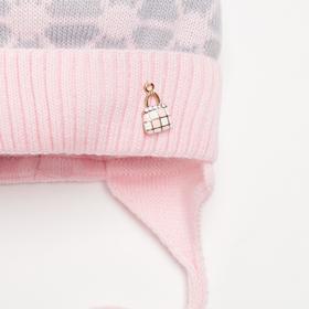 

Шапка для девочки, цвет розовый, размер 40-42