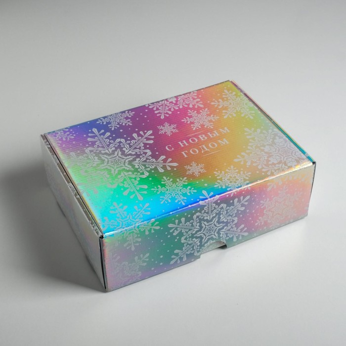 Складная коробка «С новым Годом», 30,5 × 22 × 9,5 см