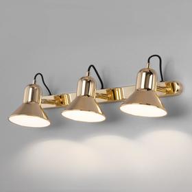 

Светильник Canotier, 3x25Вт E27, цвет золото