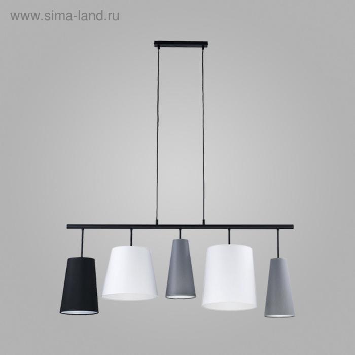 

Люстра Pedro, 5x60Вт E27, цвет чёрный