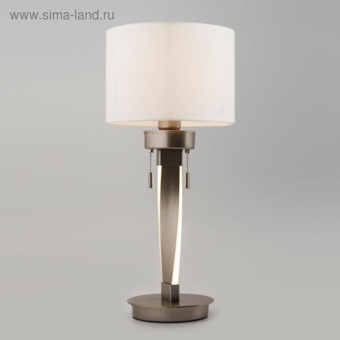 Настольная лампа Titan, 1x10Вт E27, цвет никель