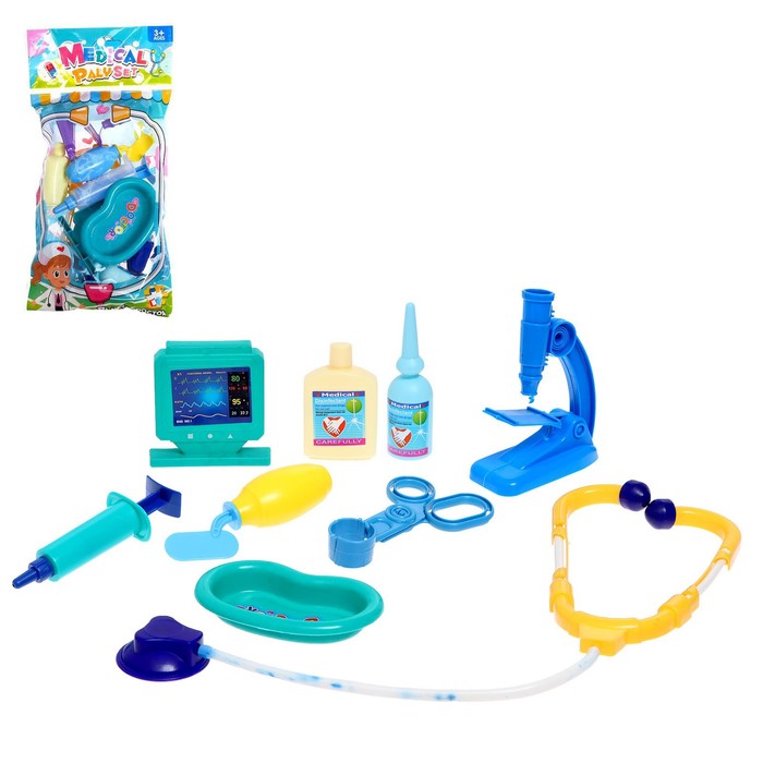 Игровой набор доктора «Скорая помощь-1», МИКС 331892 игрушка скорая помощь happy baby ambulance машинка набор доктора 2в1