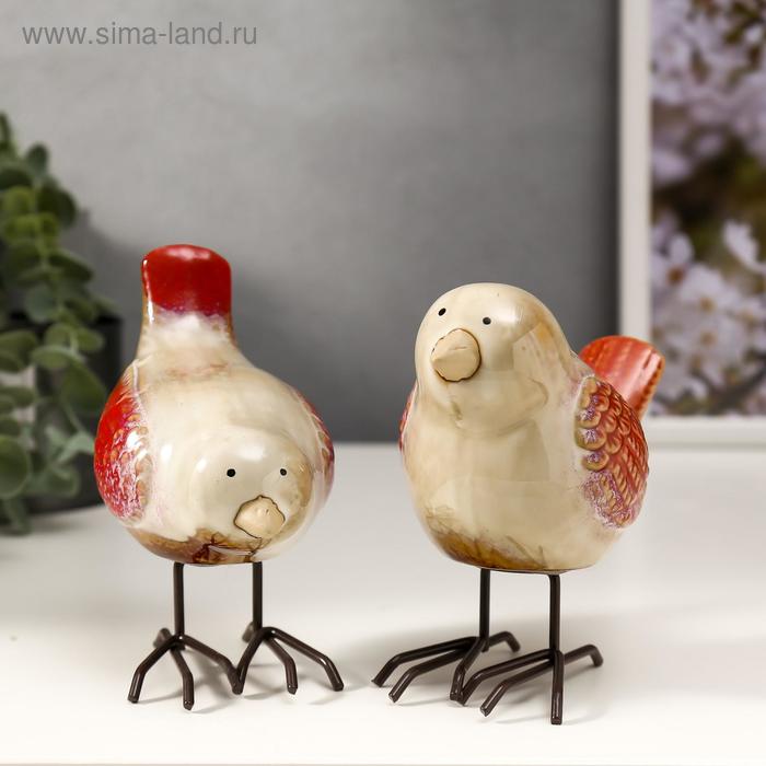 

Сувенир керамика "Ворубушки" набор 2 шт 12х11,5х6,5, 11,5х11,5х6,5 см