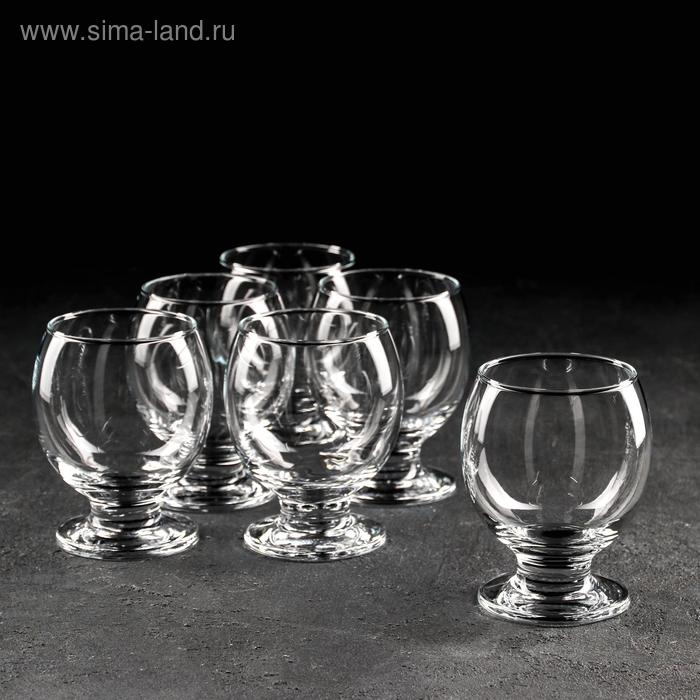 Набор стеклянных бокалов для коньяка Bingo, 285 мл, 6 шт набор стеклянных бокалов для коньяка домино 410 мл 4 шт