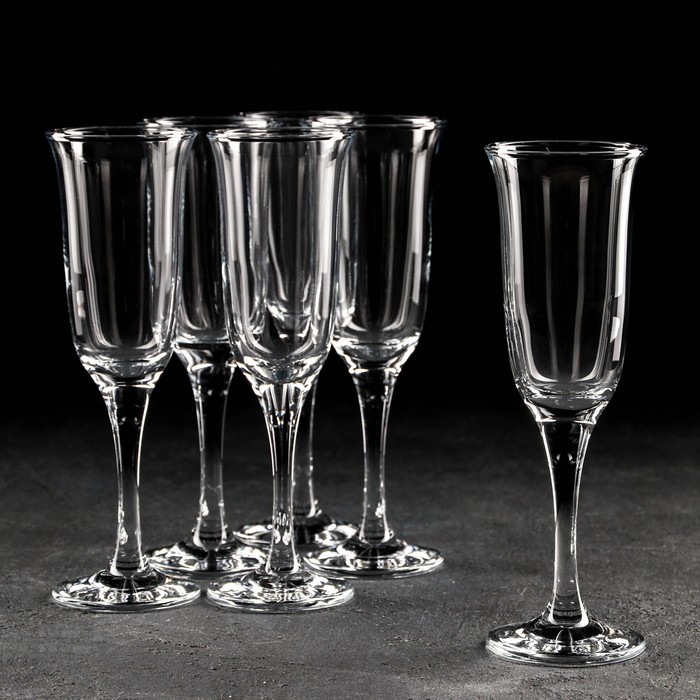 фото Набор бокалов для шампанского «далида», 210 мл, 6 шт paşabahçe