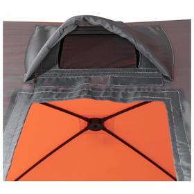 Палатка зимняя Helios куб, 1,5 × 1,5 м, цвет orange lumi/gray от Сима-ленд