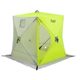 

Палатка зимняя PREMIER куб, 1,5 × 1,5 м, цвет yellow lumi/gray