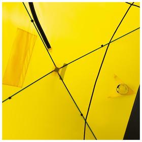 Палатка зимняя «ТОНАР» Helios EXTREME V2.0 куб (широкий вход), 1,8 × 1,8 м, цвет жёлтый/чёрный от Сима-ленд
