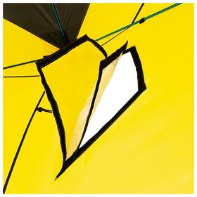Палатка зимняя «ТОНАР» Helios EXTREME V2.0 куб (широкий вход), 1,8 × 1,8 м, цвет жёлтый/чёрный от Сима-ленд