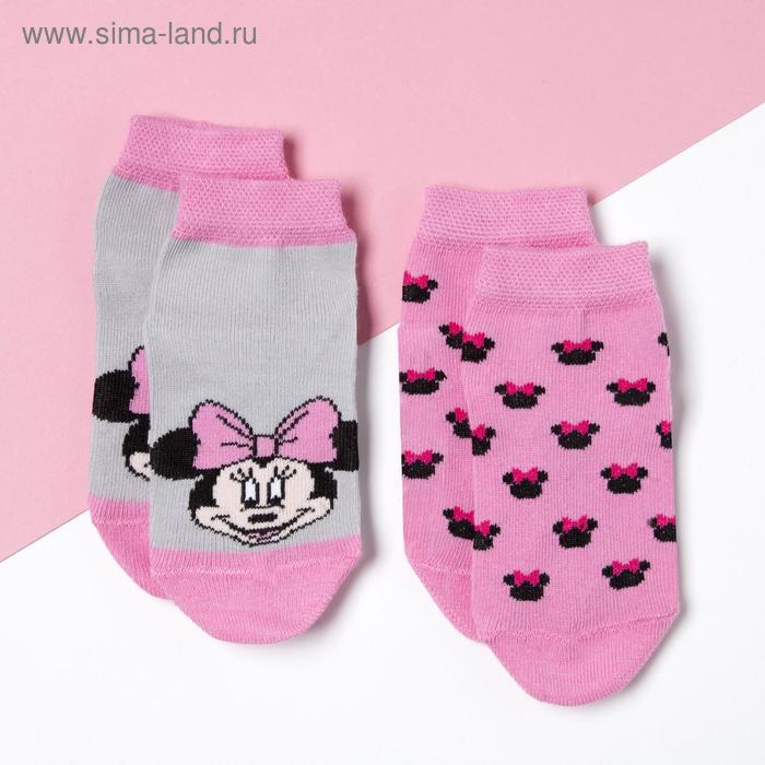 

Набор носков Минни Маус, 2 пары, 8-10 см