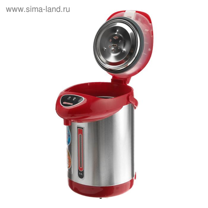

Термопот Sakura SA-352RS, 3 л, 750 Вт, красно-серебристый