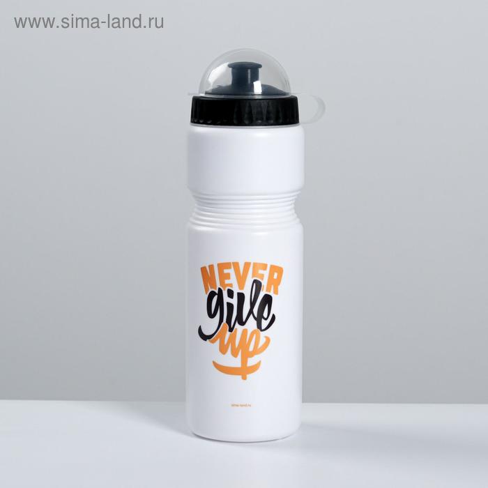 фото Бутылка для воды "never give up", 750 мл командор