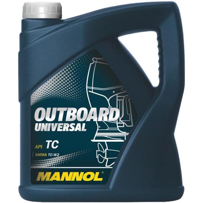 Масло моторное MANNOL 2T мин. Outboard Universal, 4 л