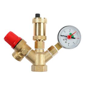 

Группа безопасности RVC COMPACT 11739, для котлов отопления, 3/4", компактная