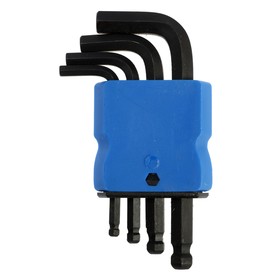 

УЦЕНКА Набор ключей шестигранных ТУНДРА black, с шаром, CrV, 1.5 - 10 мм, 9 шт.