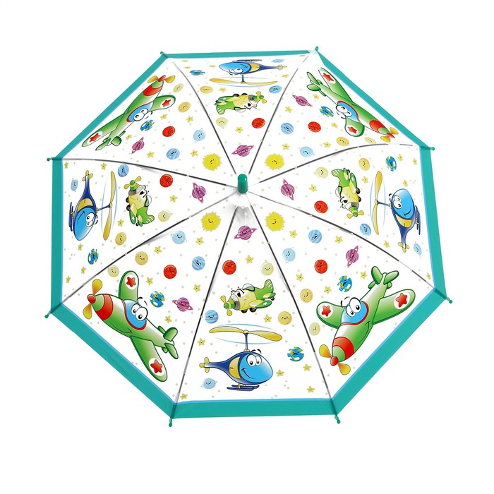 Детский зонт «Самолётики» D=76 см, h= 67 см цена и фото