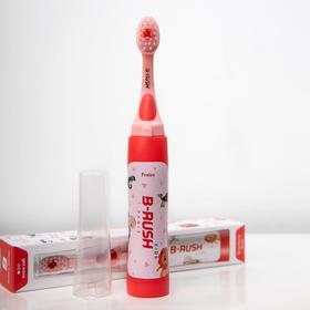 

Зубная щетка B-RUSH KIDS B1-K101ES, для детей, автоподача пасты, 40 г пасты, красная