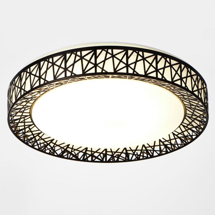 

Люстра 328/7 72Вт LED черный 50х8 см