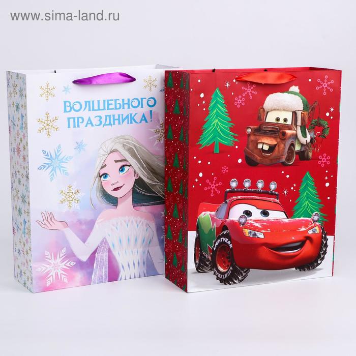 

Пакет ламинат "С Новым Годом!", Disney, 31х40х11 см, МИКС 3