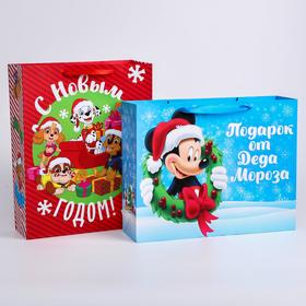 

Пакет ламинат "С Новым Годом!", Disney, 31х40х11 см, МИКС 6