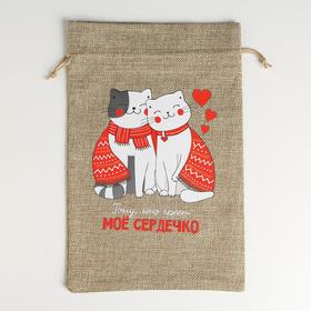 

Мешок с термонаклейкой «Мое сердечко», 20 х 30 см