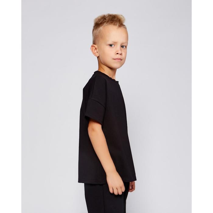 

Футболка детская MINAKU:Basic line kids цвет чёрный, рост 140