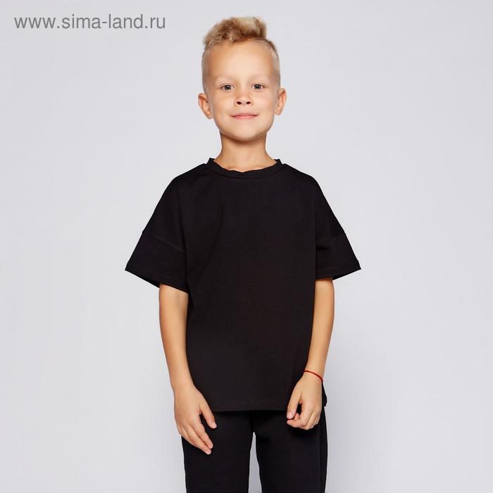 

Футболка детская MINAKU:Basic line kids цвет чёрный, рост 146