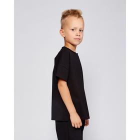 

Футболка детская MINAKU:Basic line kids цвет чёрный, рост 152