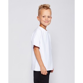 

Футболка детская MINAKU:Basic line kids цвет белый, рост 140
