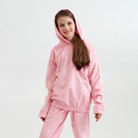

Костюм для девочки (худи, брюки) MINAKU: Casual Collection KIDS цвет розовый, рост 134
