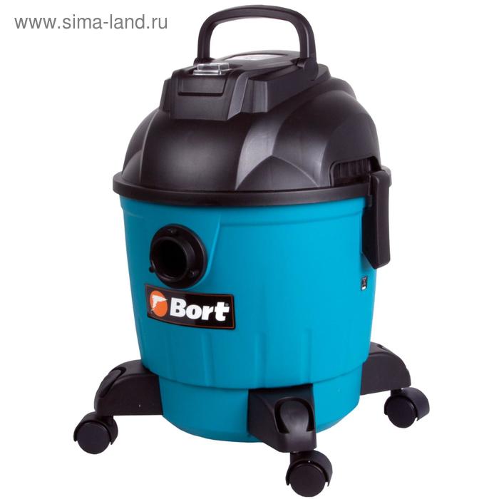 Пылесос Bort BSS-1218, 1200/240 Вт, сухая/влажная уборка, 18 л, сине-чёрный