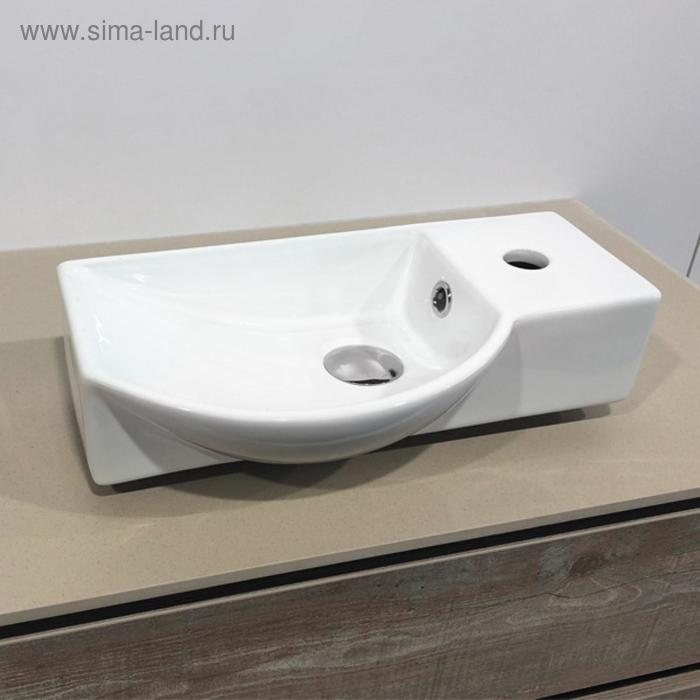 

Раковина COMFORTY 7947BL, левая, подвесная, цвет белый
